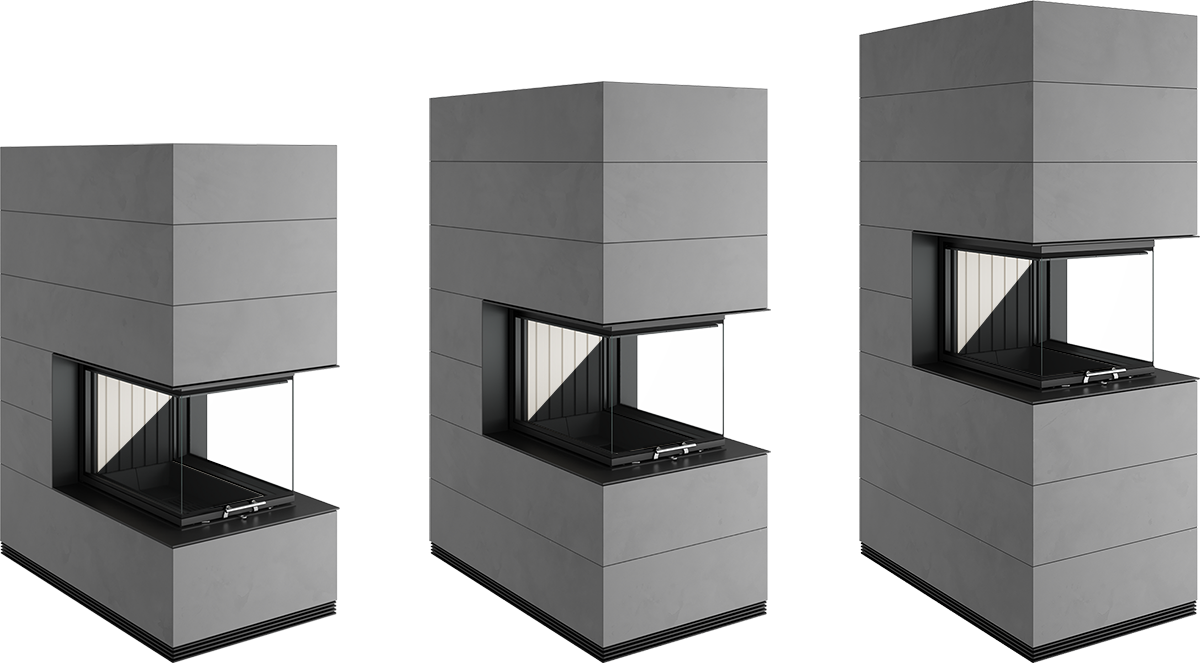 Varianten Kaminbausatz Spartherm SIM Arte U-70h-4S Varianten