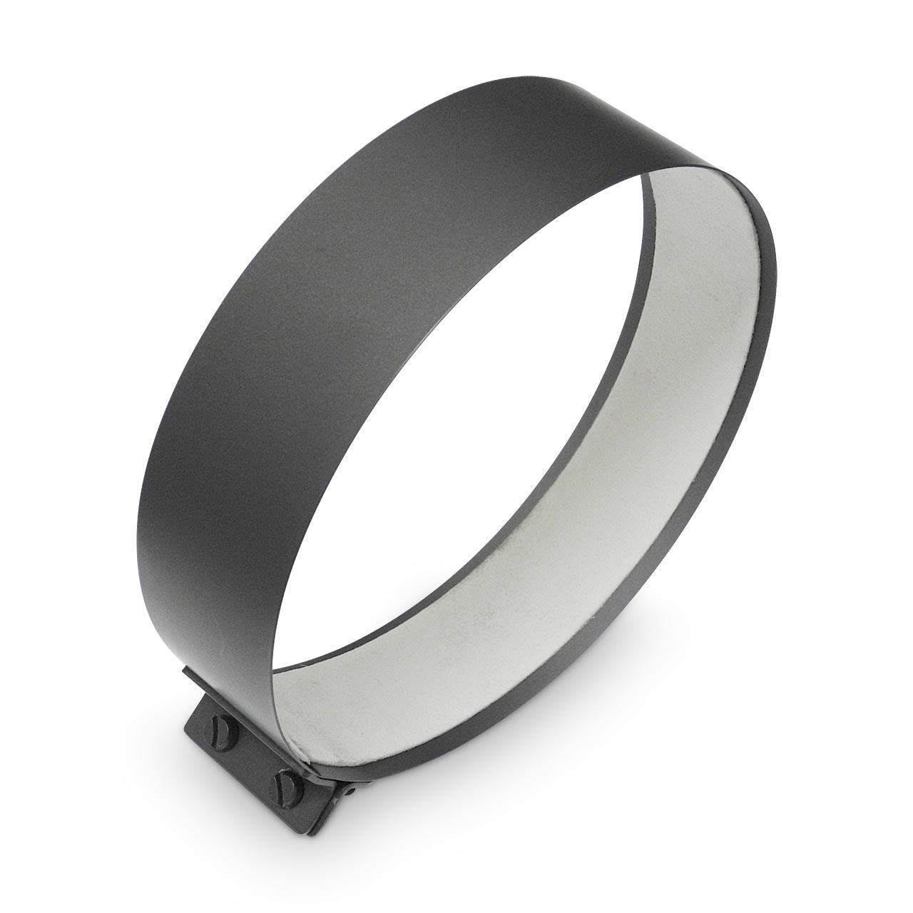 Ofenrohr Verbinder Dichtschelle grau 120mm bis 200mm - Durchmesser: 130mm