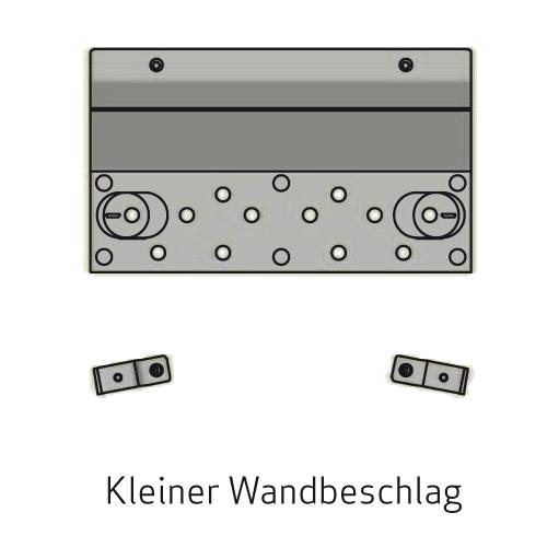 Scan 1003-B, Wandbeschlag für kleines Modul