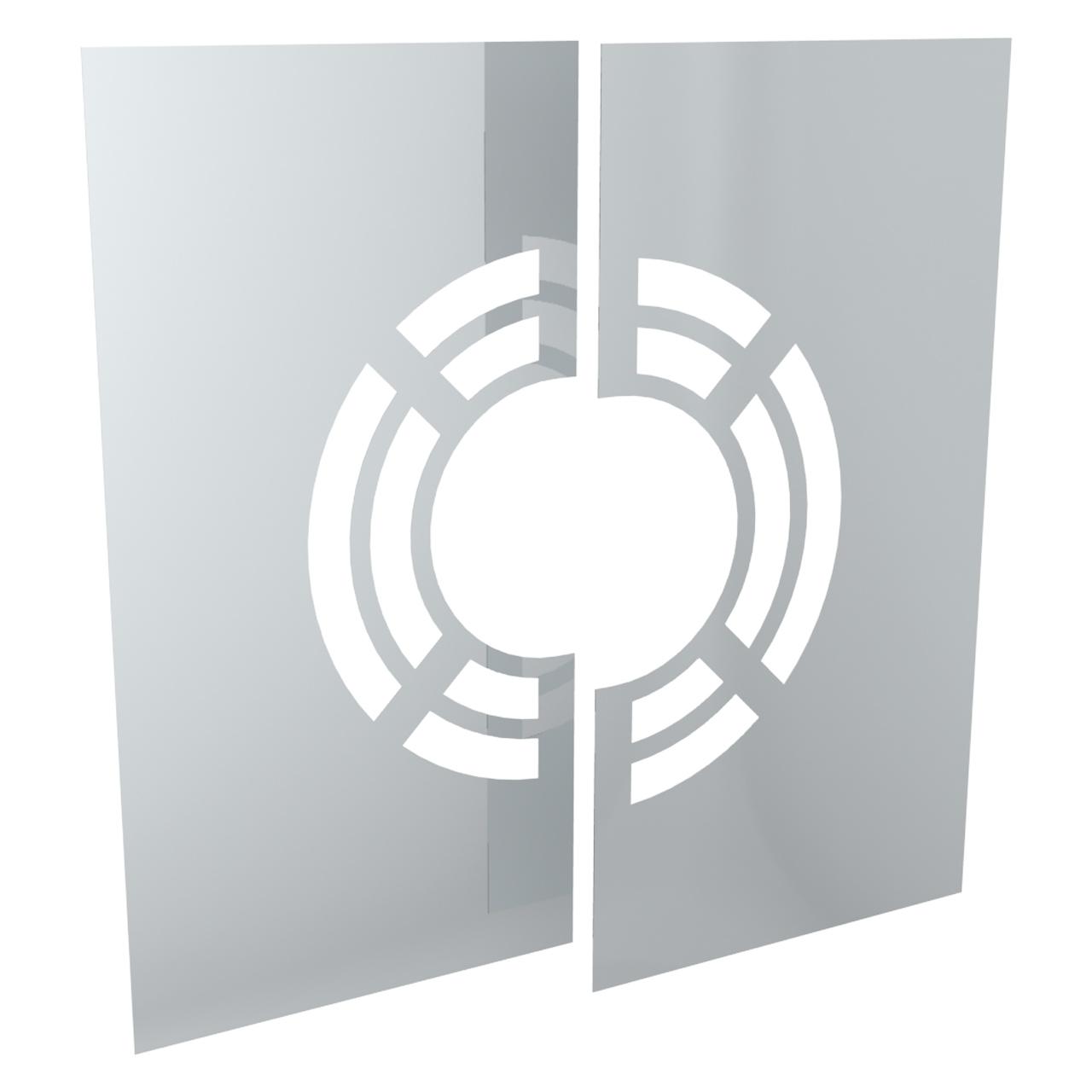 Jeremias LAS Deckenblende für Hinterlüftung zweiteilig 0°-30° DN 200 mm