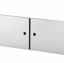 Türen Farbe Edelstahl 78x33 cm