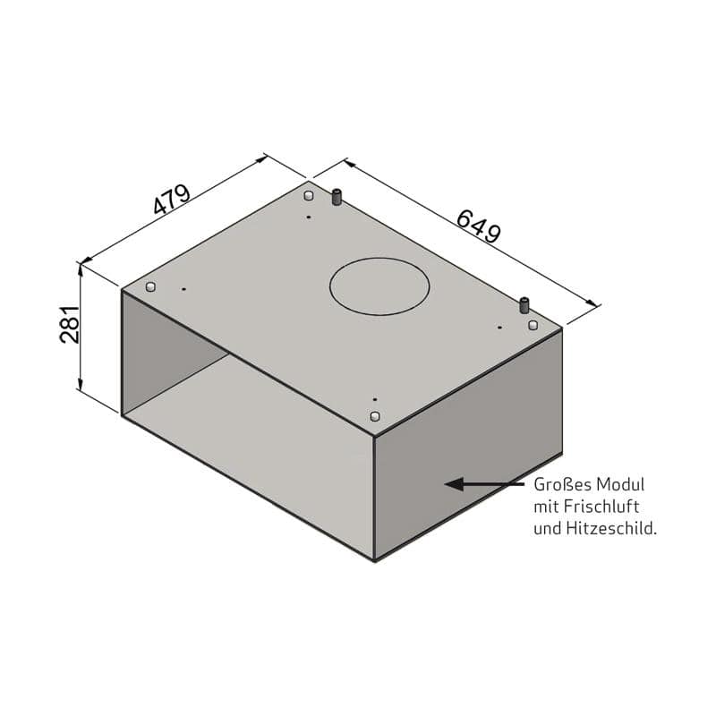 Scan 1003-B, großes Modul mit Loch für Frischluft