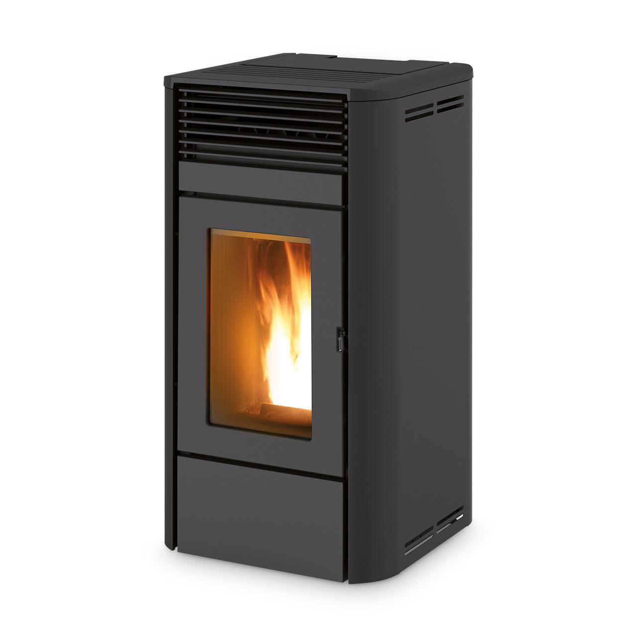 Pelletofen RED Camelia Air 8 R 8 kW - Ausführung: Schwarz