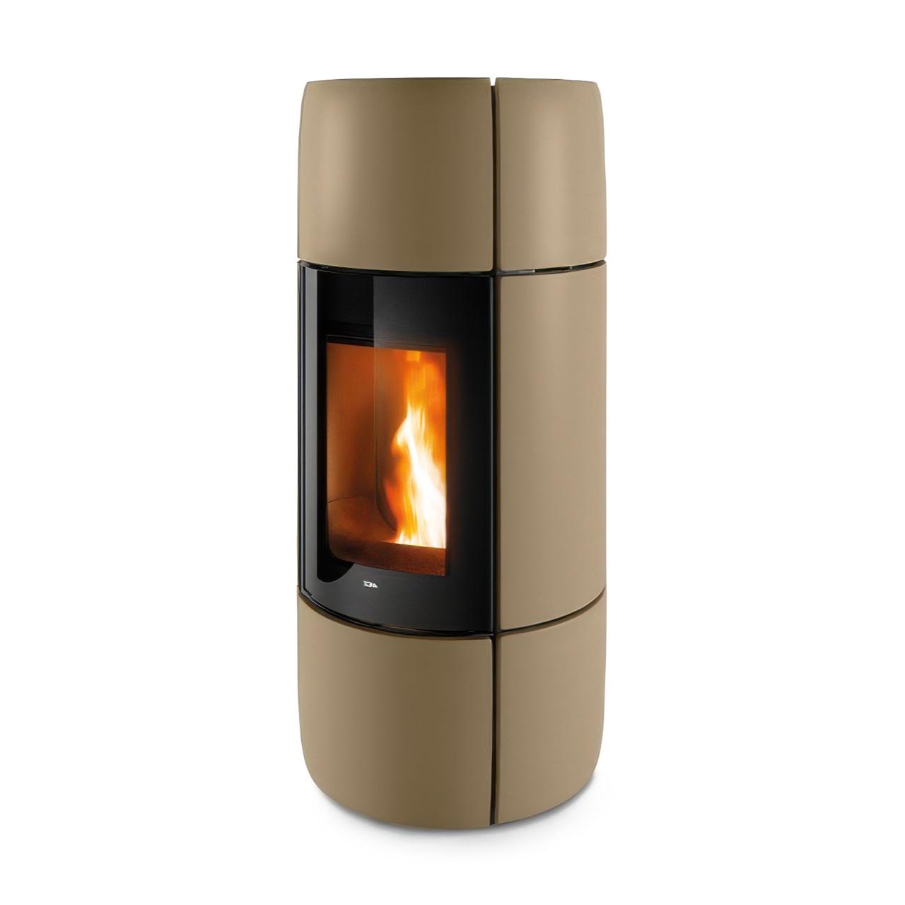 Pelletofen MCZ Curve Air Matic 8 Core UP! 8 kW - Ausführung: Taupe ceramic_127