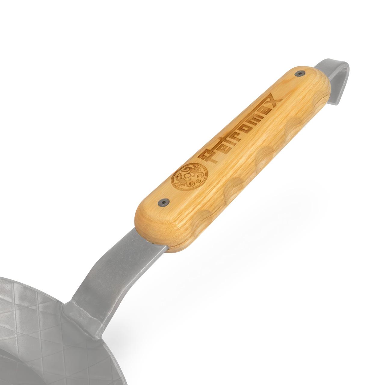 Holzgriff für Petromax schmiedeeiserne Pfannen, ergonomische Form & passgenauer Sitz