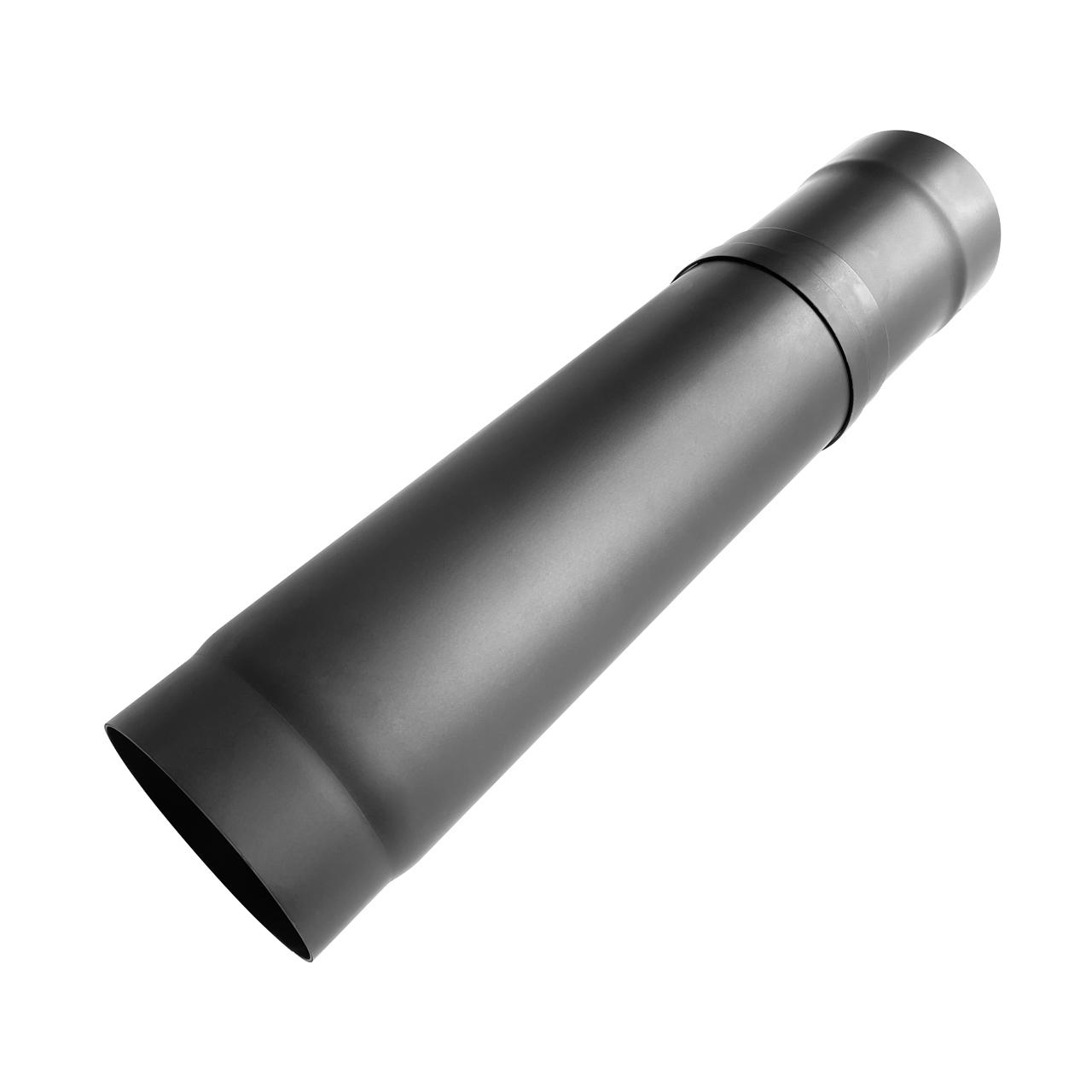Teleskop Ofenrohr DN 120 mm Gussgrau verstellbar 600 bis 900 mm