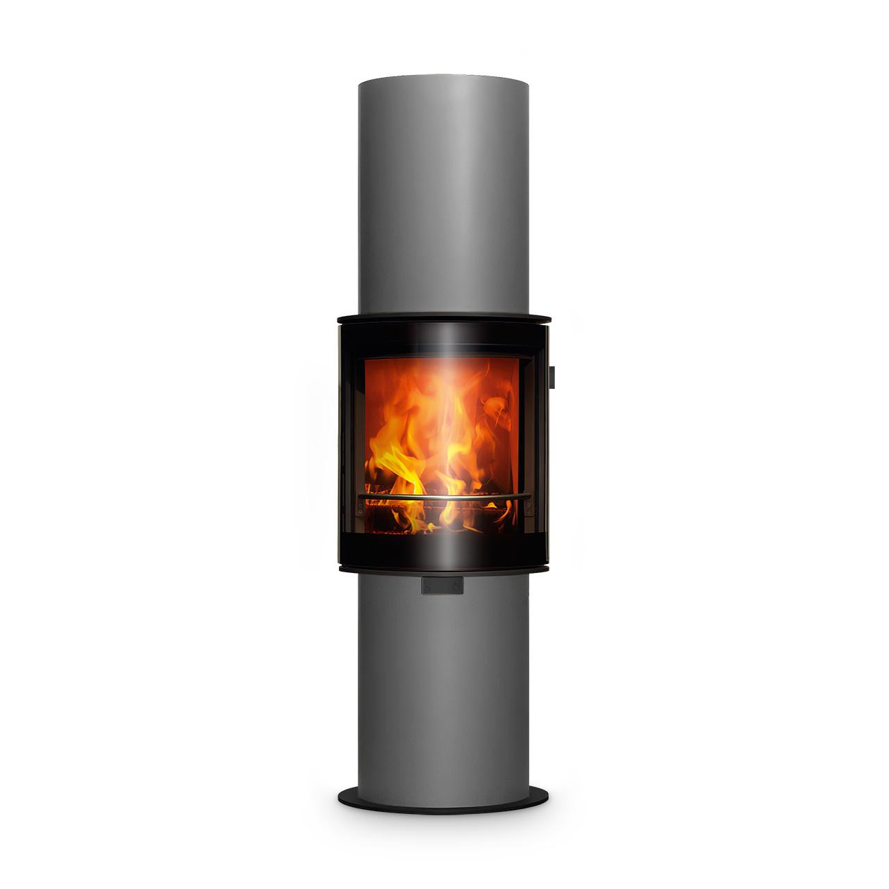 Kaminofen Cera Design Faro mit 6 kW - Ausführung: Grau