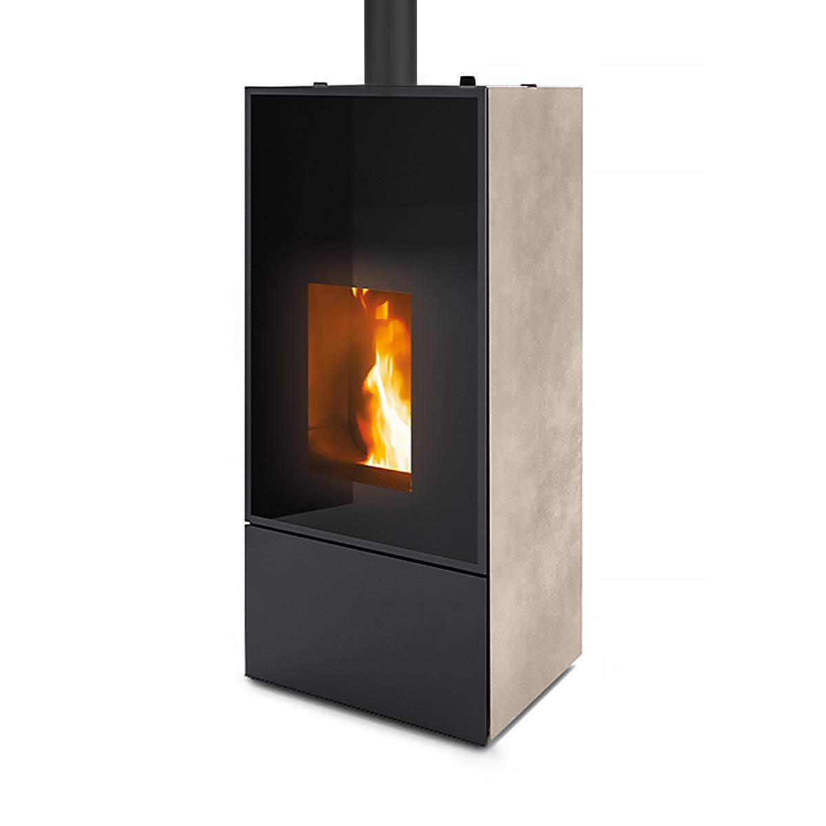 Pelletofen MCZ Eiko Natural Matic 6 Core UP! 6 kW - Verkleidung: 252 Materia Tortora
