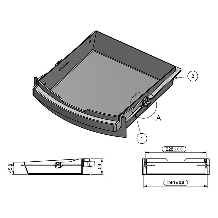 Aschelade Scan 68 Kaminofen (51050303)