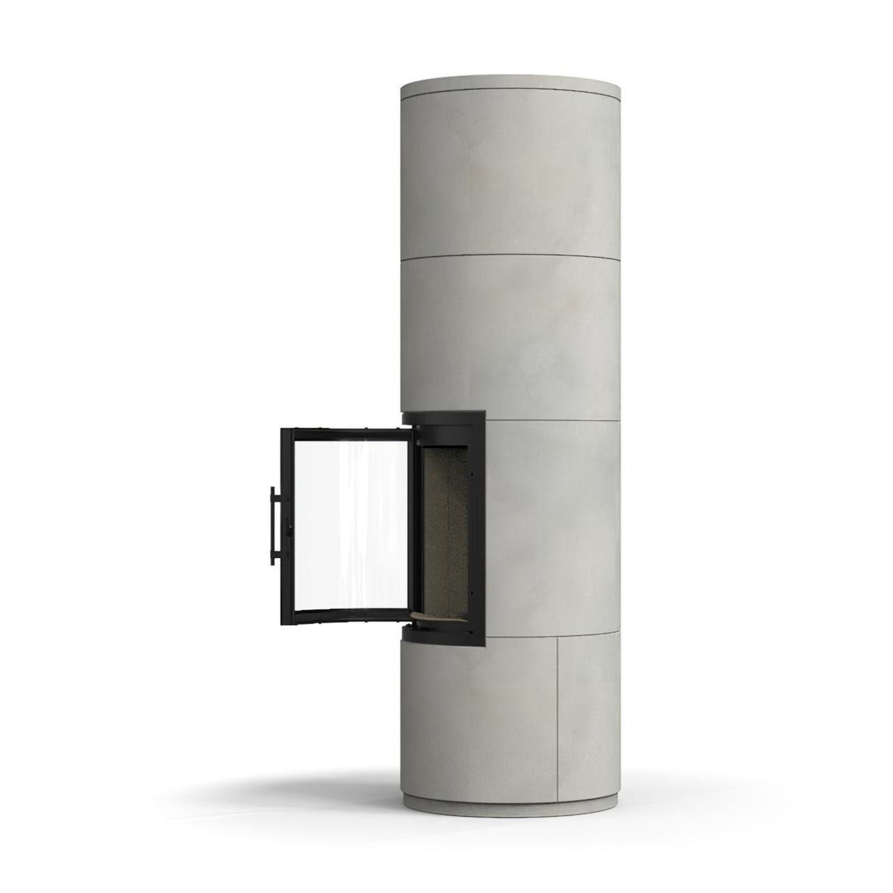 Kaminbausatz Camina S21 GO-Line Speicherstein-Anlage - Ausführung: für Deckenanschluss - Türanschlag: rechts