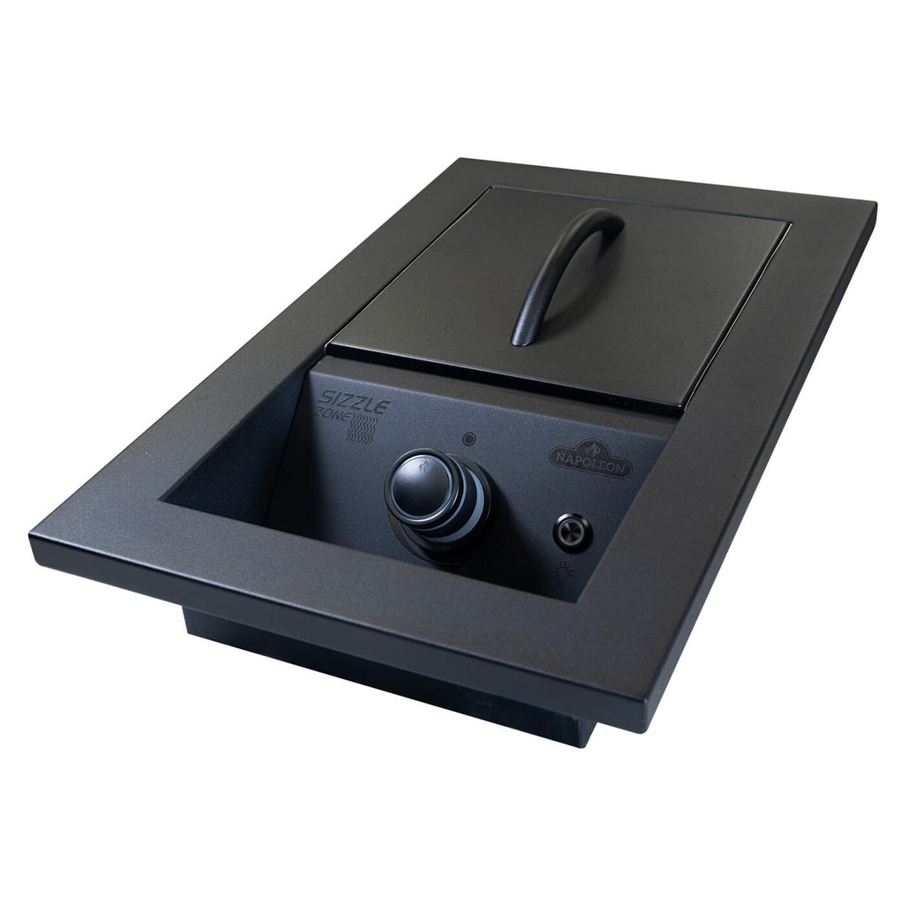 Napoleon 700-Series 10 Zoll , Einbau-SIZZLE ZONE BIB10IRPMK-CE, Mattschwarz, klein