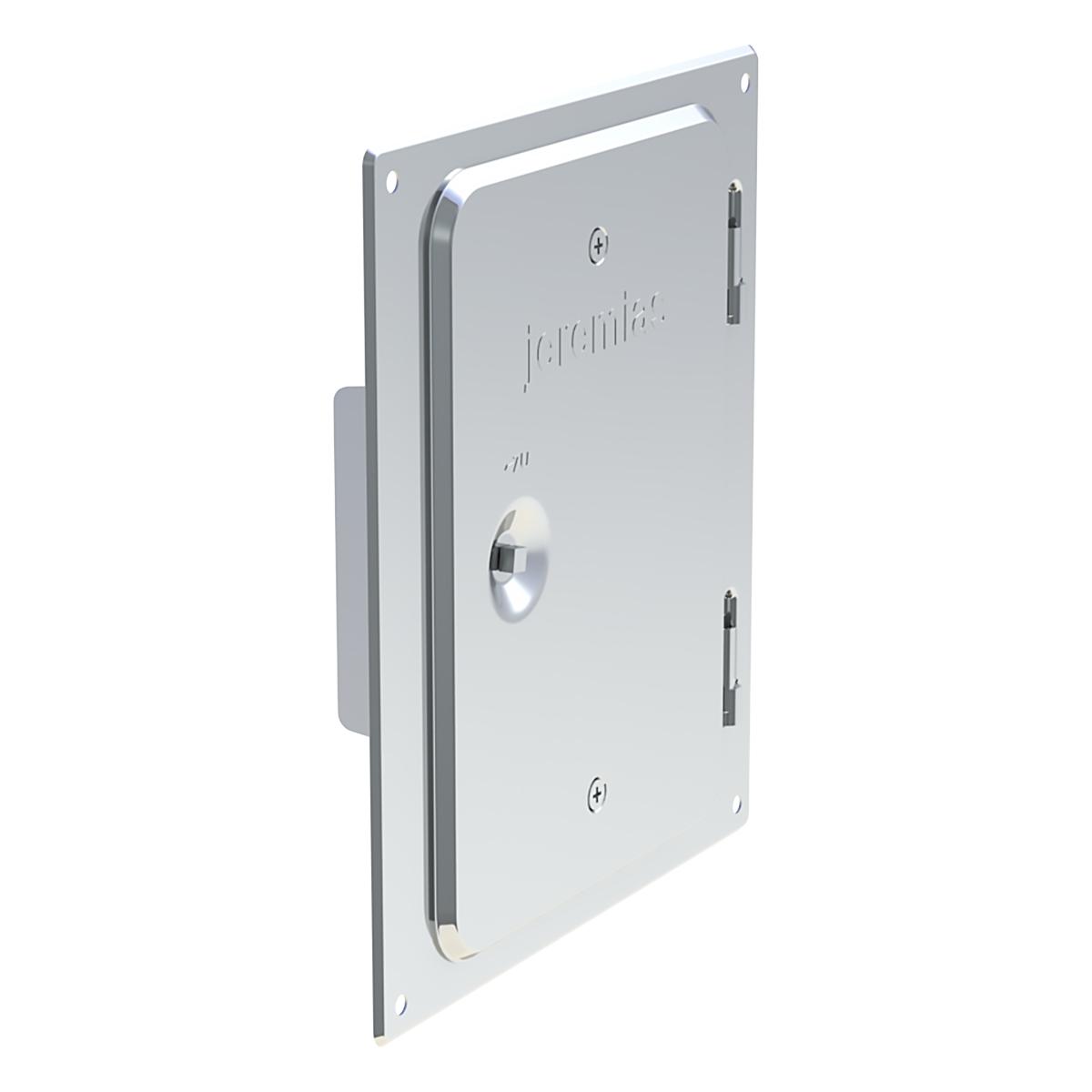 Jeremias EW Edelstahlkamintür - Modell: FU13B (210x140mm)