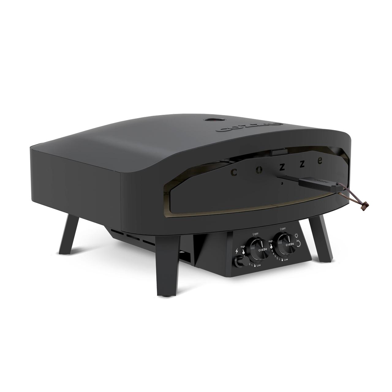 Gas Pizzaofen Cozze 24 Zoll Black Edition XXL Pizza bis 60 cm
