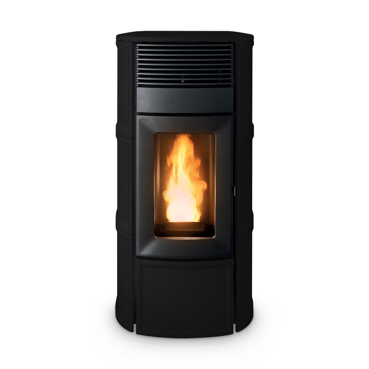Pelletofen MCZ Suite Air 10 R 10 kW - Ausführung: 126 Matt Black ceramic