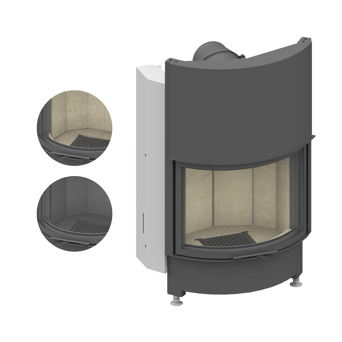 Kamineinsatz Schmid Ronda 67 h mit 9 kW