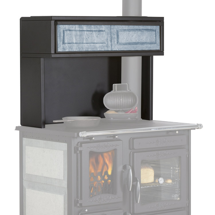 Aufsatz mit Klappe Serpentin