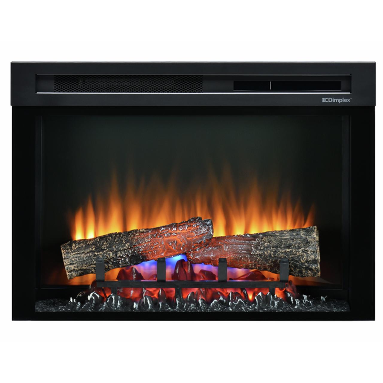 Dimplex Electric Firebox XHD26 - Rahmenloser Elektrokamin mit Optiflame Flammen, LED-Glutbett & integrierter Heizung