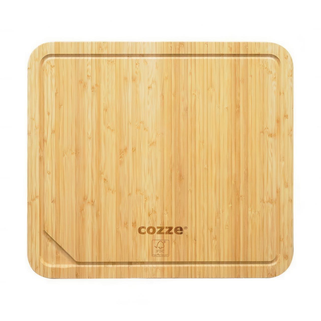 Cozze Elements XL  Schneidebrett aus Bambus, 49x54 cm