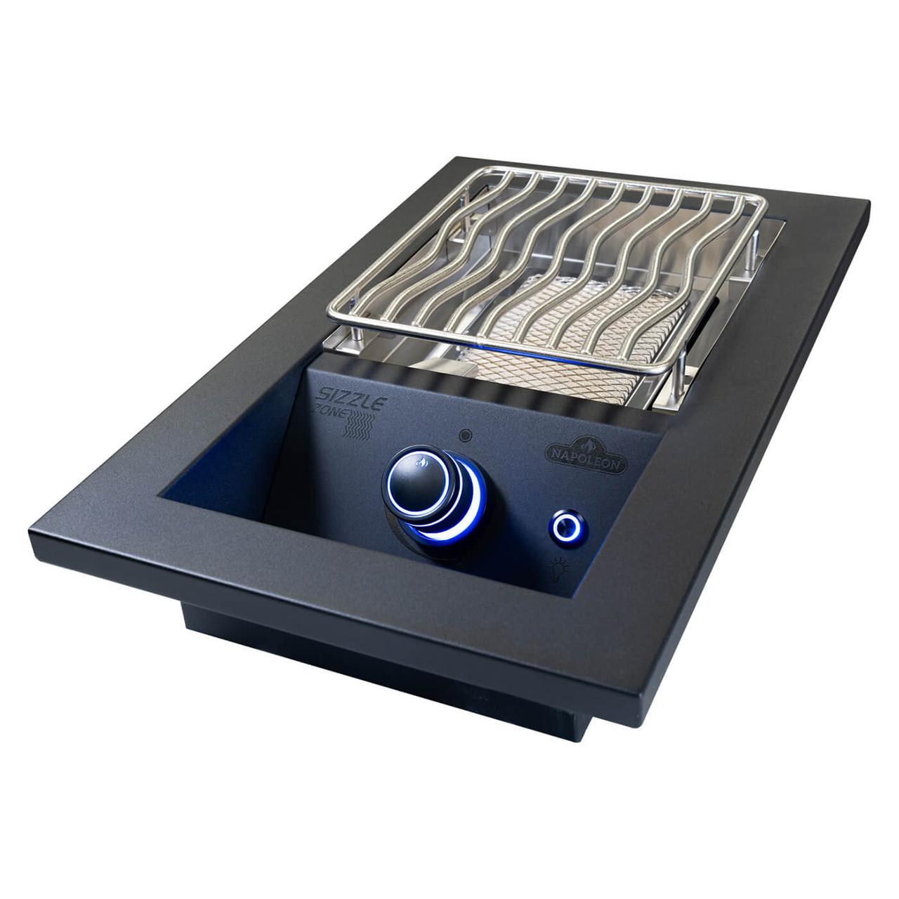 Napoleon 700-Series 10 Zoll , Einbau-SIZZLE ZONE BIB10IRPMK-CE, Mattschwarz, klein