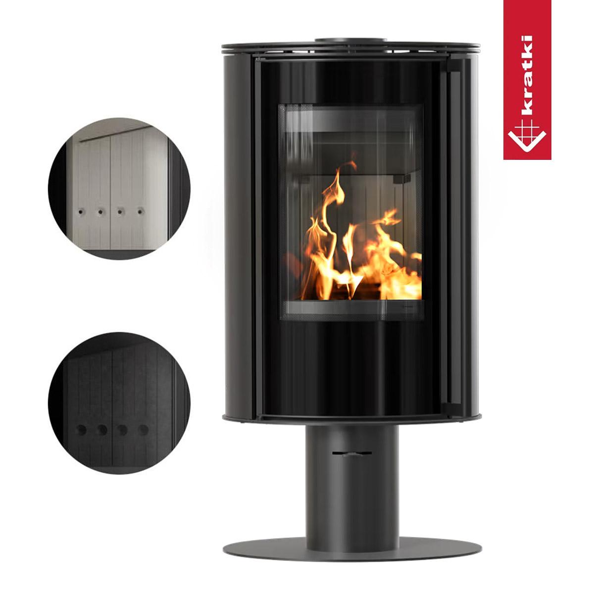 Kaminofen Kratki ERIK mit Standfuß 5,5 kW
