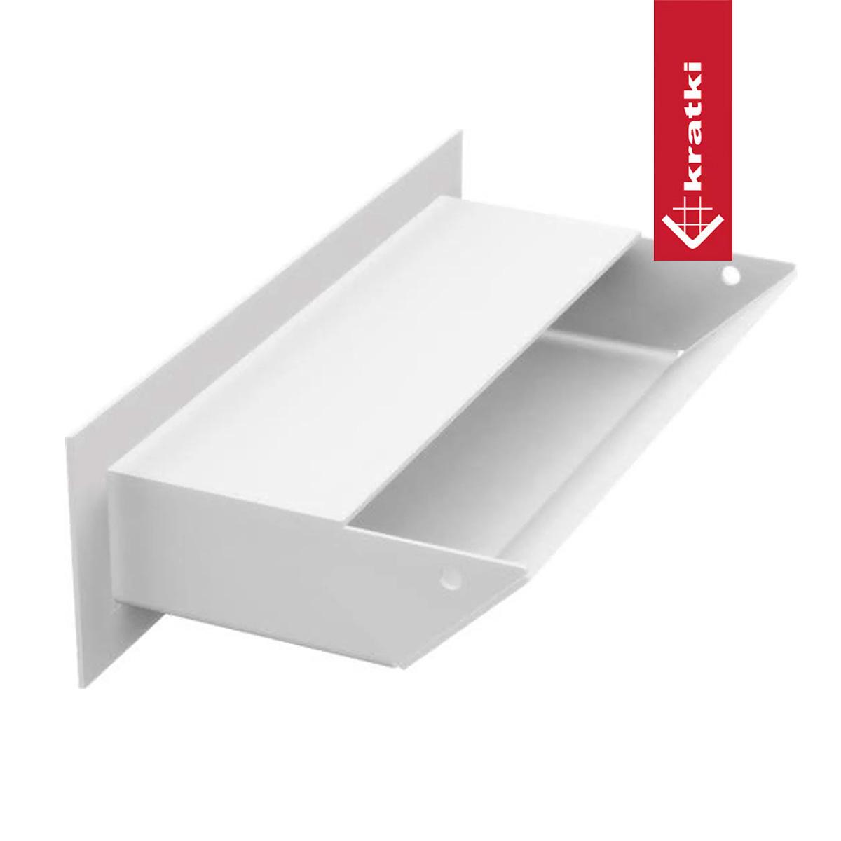 Kratki Luftleiste - Größe: 6 x 20 cm - Farbe: Weiß - Ausführung: Standard