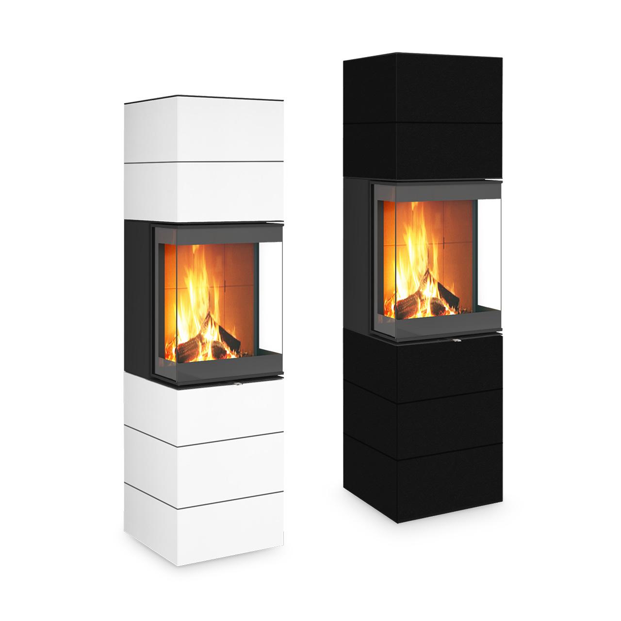 Kaminofen Neocube S30 Black & White Edition 6 kW - Ausführung: S30 Nero satin