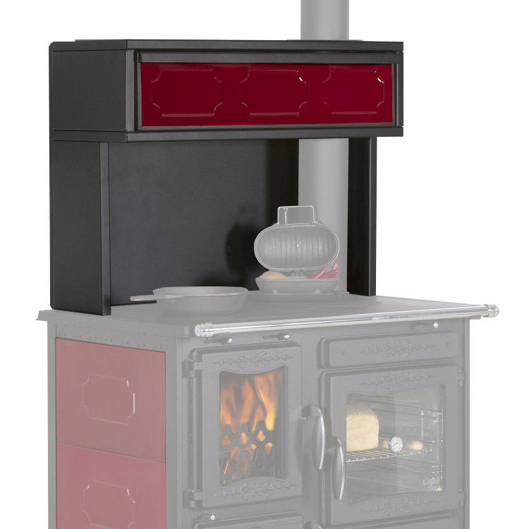 Aufsatz mit Klappe Bordeaux