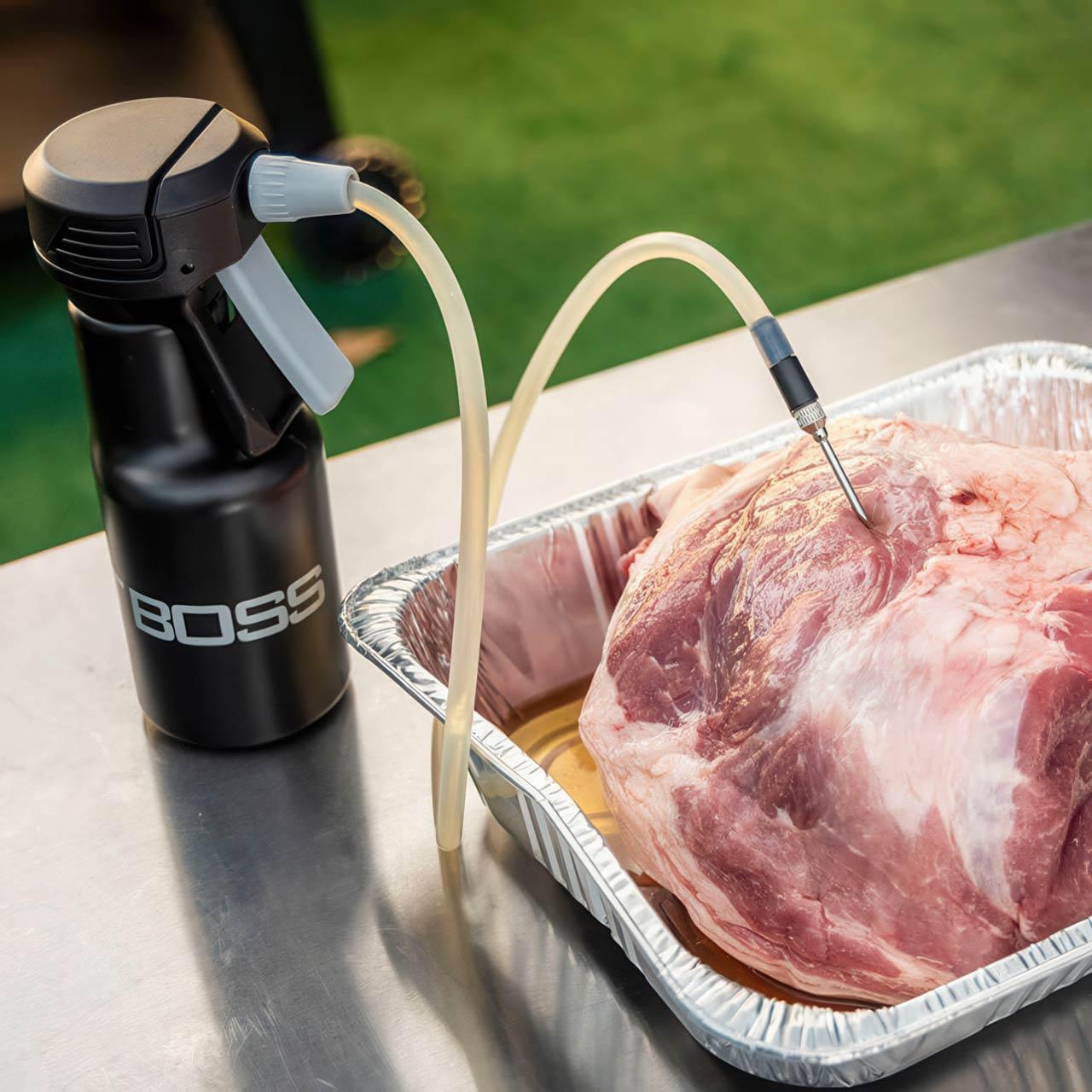 Grillzubehör Pit Boss Sprüh- und Injektionsflasche für Grillmeister