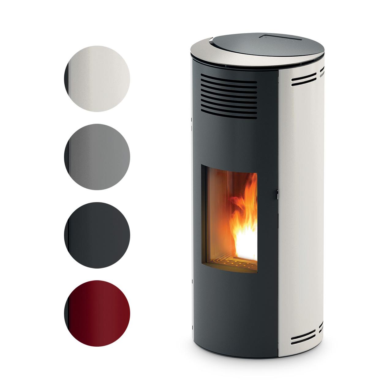 Pelletofen RED Minta Air 8 R 8,1 kW - Ausführung: Metall 308_Dark