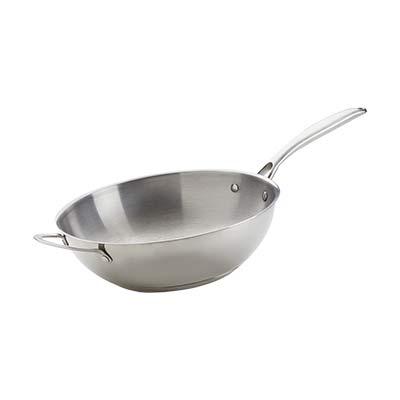 Edelstahl Wok