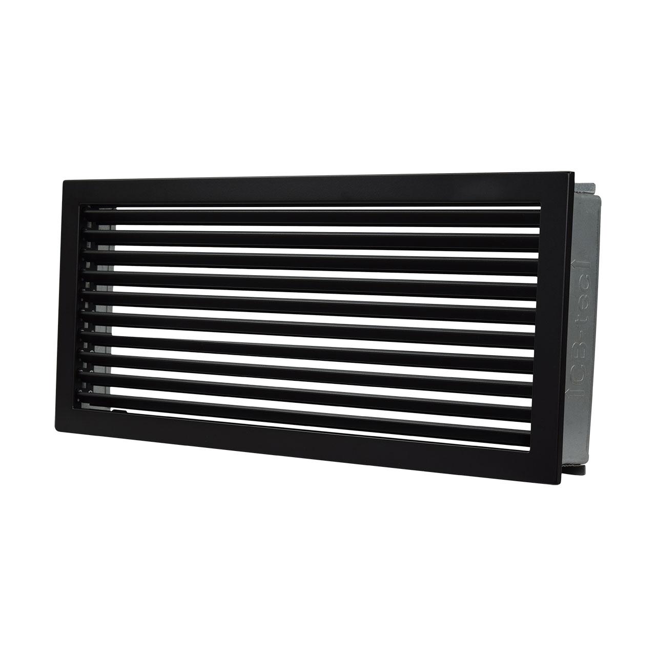 Lüftungsgitter CB-Tec Kaltluftgitter Schwarz - Ausführung: 35x15 cm