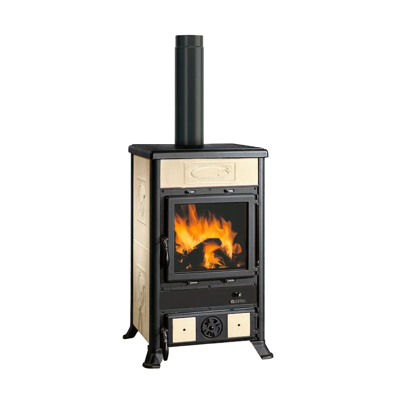 Kaminofen La Nordica Rossella R1.16 mit 9 kW - Ausführung: Ceramica Panna
