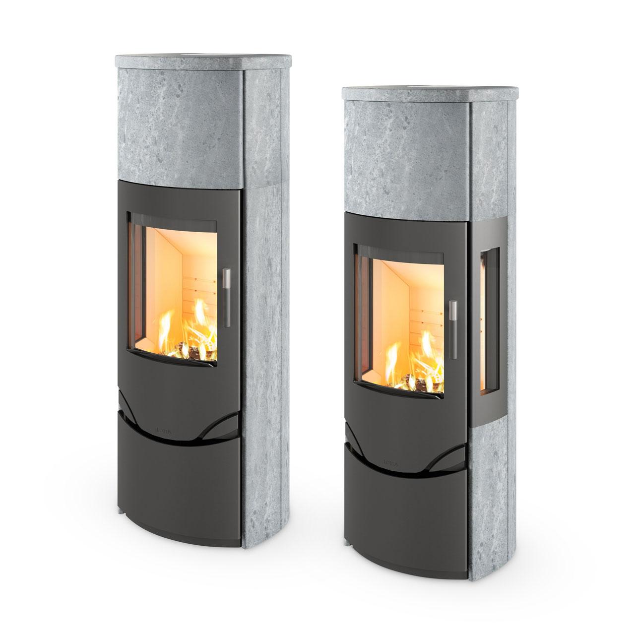 Speicherofen Lotus Prio M Speckstein 7 kW Inkl. PowerStones