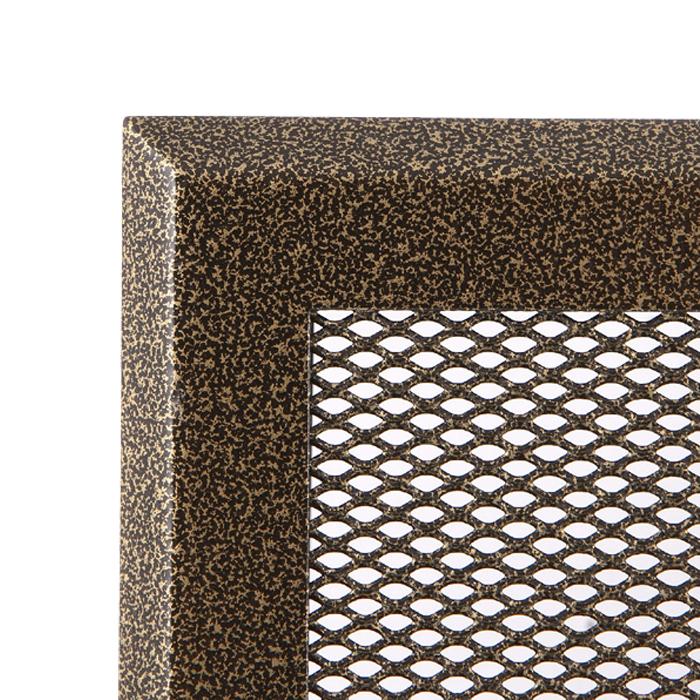 Kaltluftgitter 19x49 cm Kamin Lüftungsgitter Ofen Gitter Gold Antik
