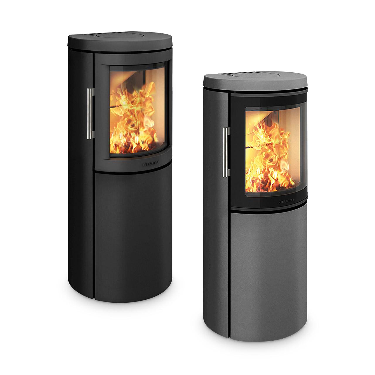 Kaminofen HWAM 2640 Autopilot 4,5 kW - Ausführung: 2640c, Korpus Grau