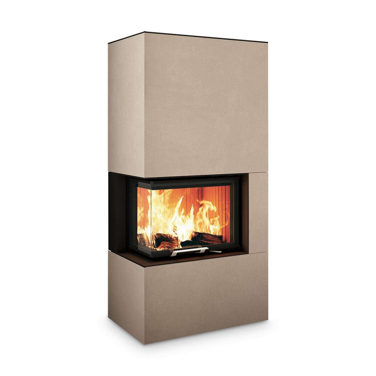 Kaminbausatz Neocube C20 7,8 kW - Oberteil: Phedra - Unterteil: Phedra