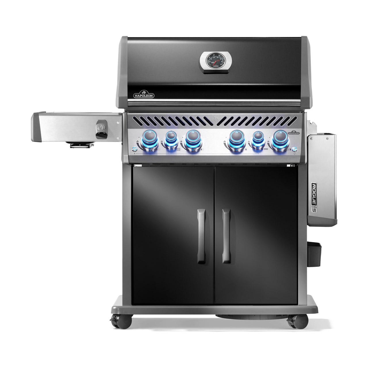Gasgrill Napoleon Rogue PRO-S 525 Schwarz mit Gussrosten (2026) Bundle inkl. 2 Unterschränke