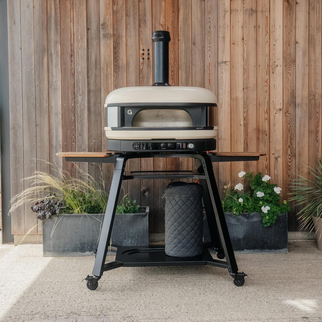 Pizzaofen Gozney Dome XL Gen 2.0 Essentials Bundle inkl. Gestell und Pro Pizzaschieber XL - Ausführung: Bone