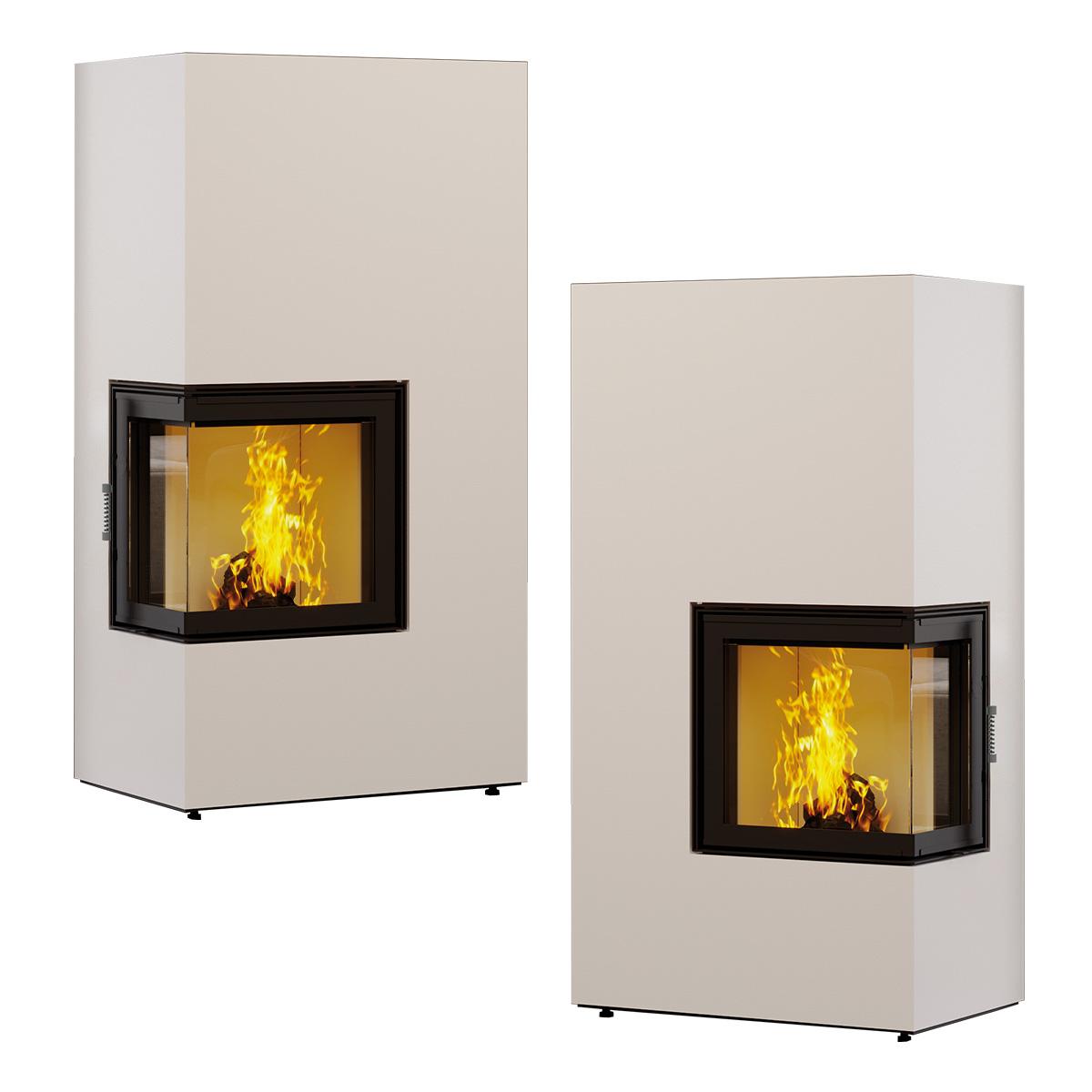 Speicherofen CB-Tec KS2 2,8 kW Grundofen - Ausführung: Seitenglas links