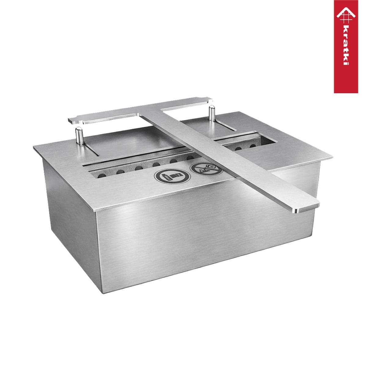 Bioethanol Brenner Kratki S 1 Liter, für Kratki Kaminöfen und Kamineinsätze