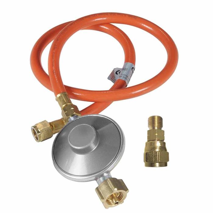 Grillzubehör Outdoorchef Gasdruckregler 50 MB mit Schlauch und Adapter