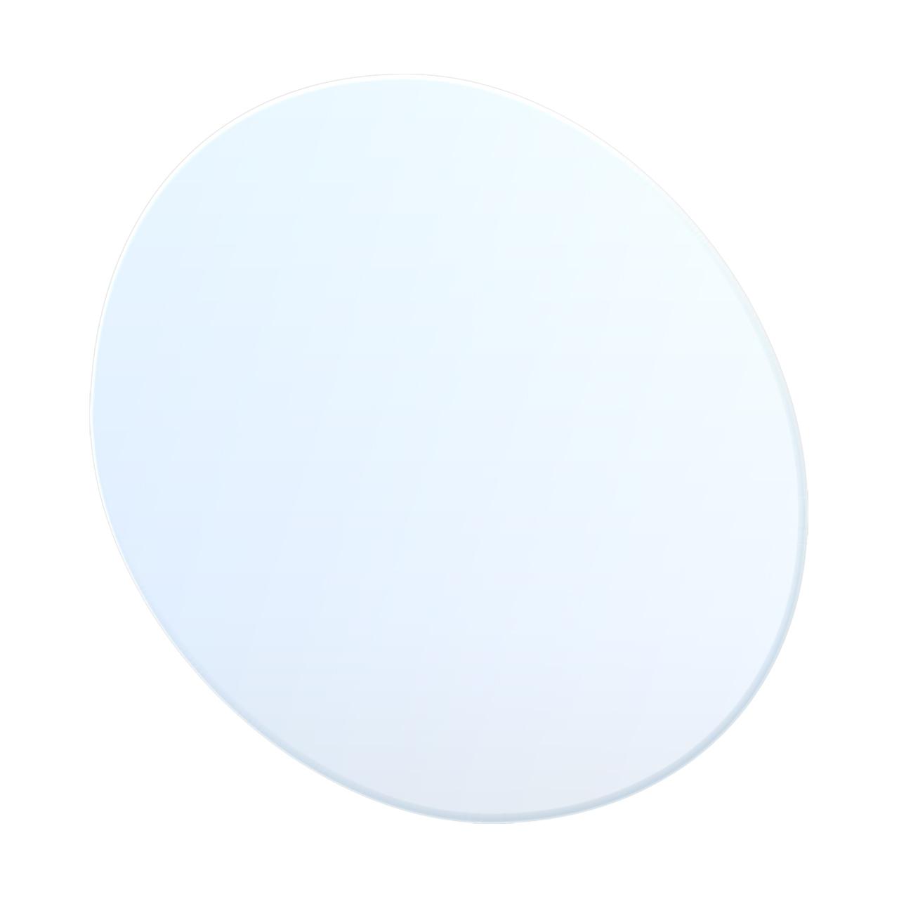 Glasplatte Kamin AA Kaminwelt, Stärke 6 mm, versch. Formen - Ausführung: Rund, B100/H100 cm, 6 mm