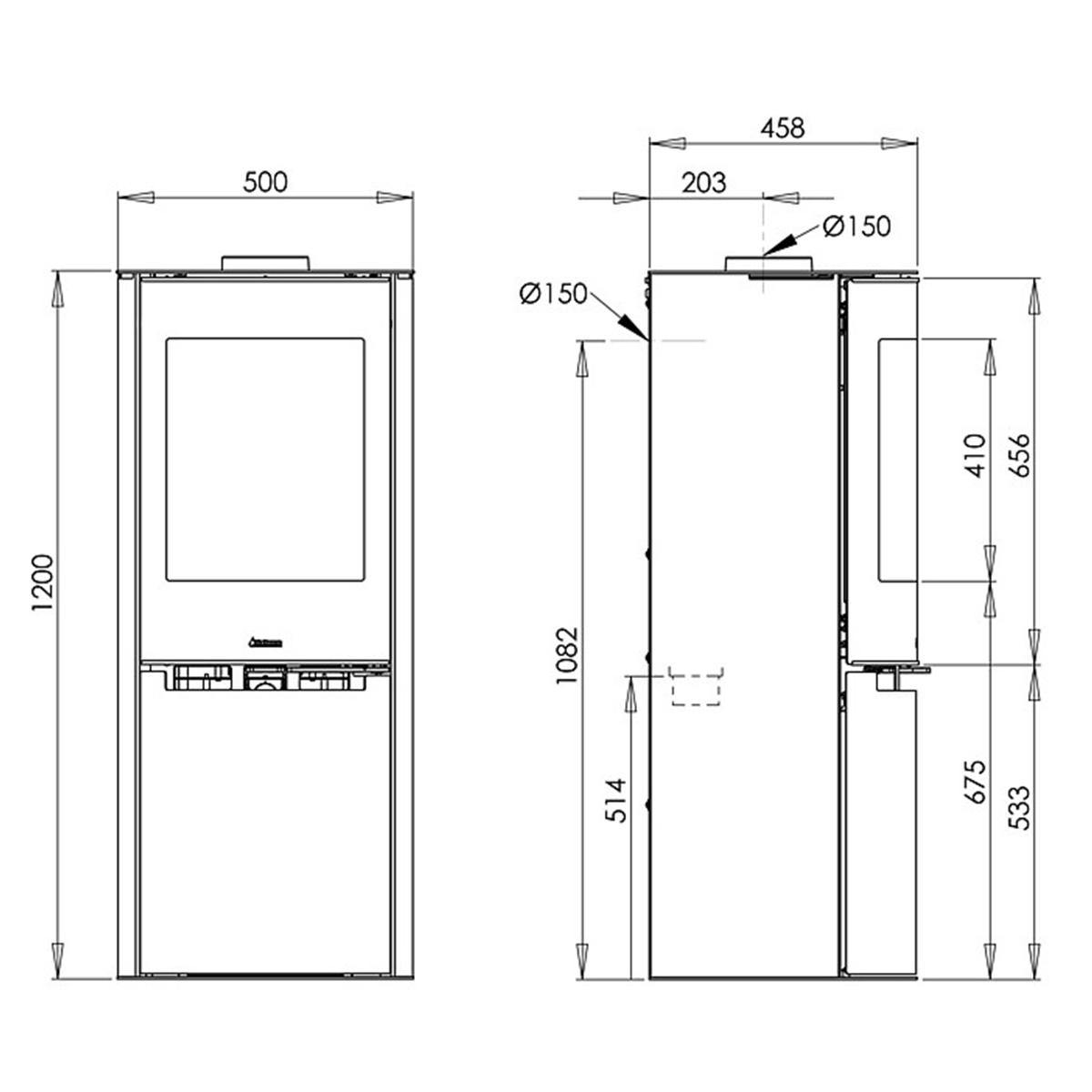 Kaminofen Aduro 9.8 Lux 8 kW