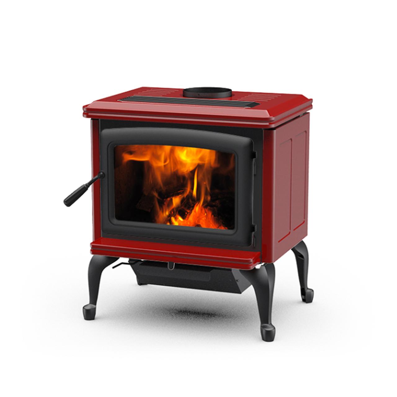 Kaminofen Pacific Energy Vista Classic LE 11 kW - Ausführung: Rot
