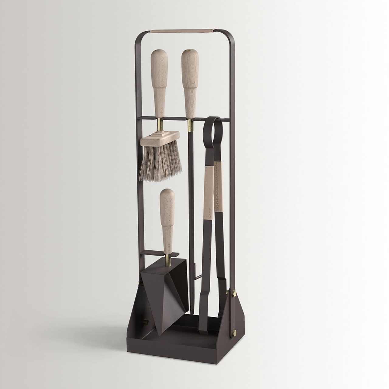 Eldvarm Emma Companion Set, mit oder ohne Leder - Variante: Naturel