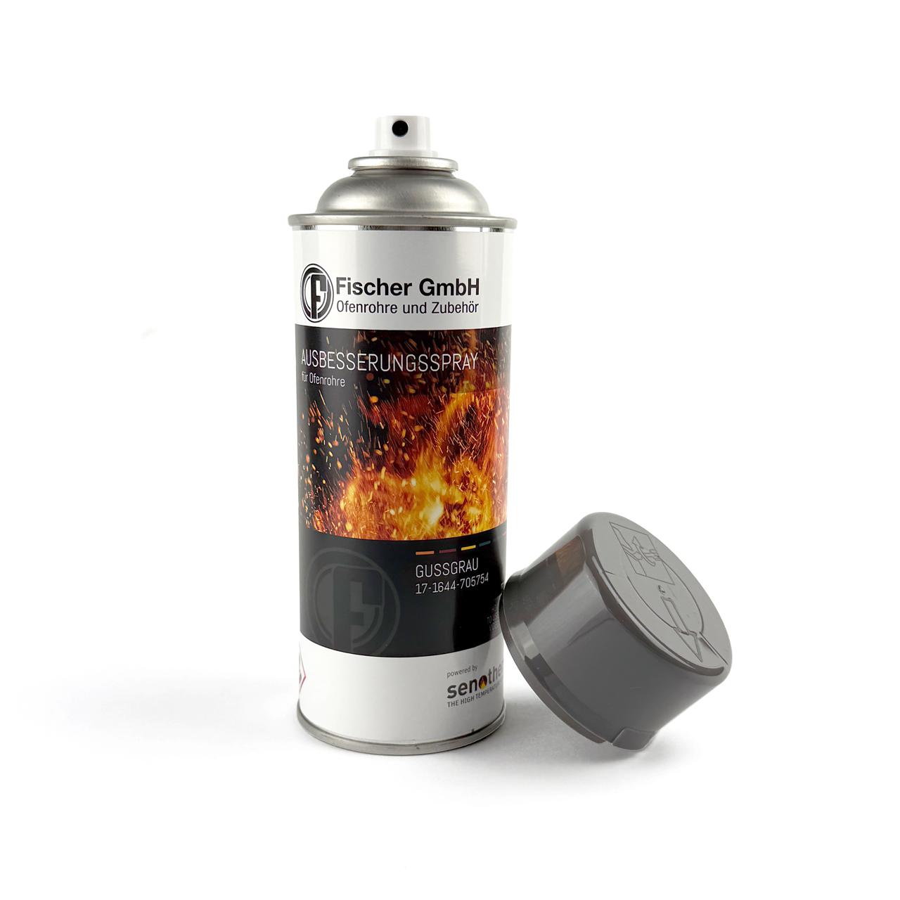 Senotherm Ofenspray Gussgrau hitzebeständiger Ofen, Lack Farbe Spray
