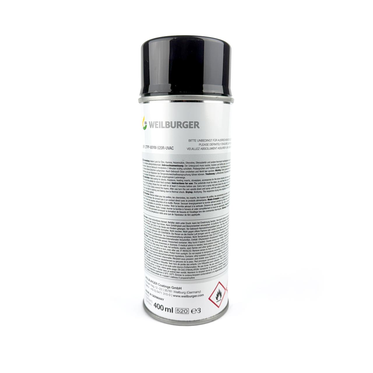Senotherm Ofenspray Weiß hitzebeständiger Ofen, Lack Farbe Spray