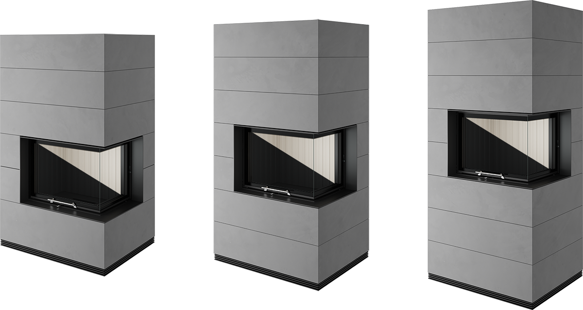 Varianten Kaminbausatz wasserführend Spartherm SIM Varia 2Rh H2O Varianten