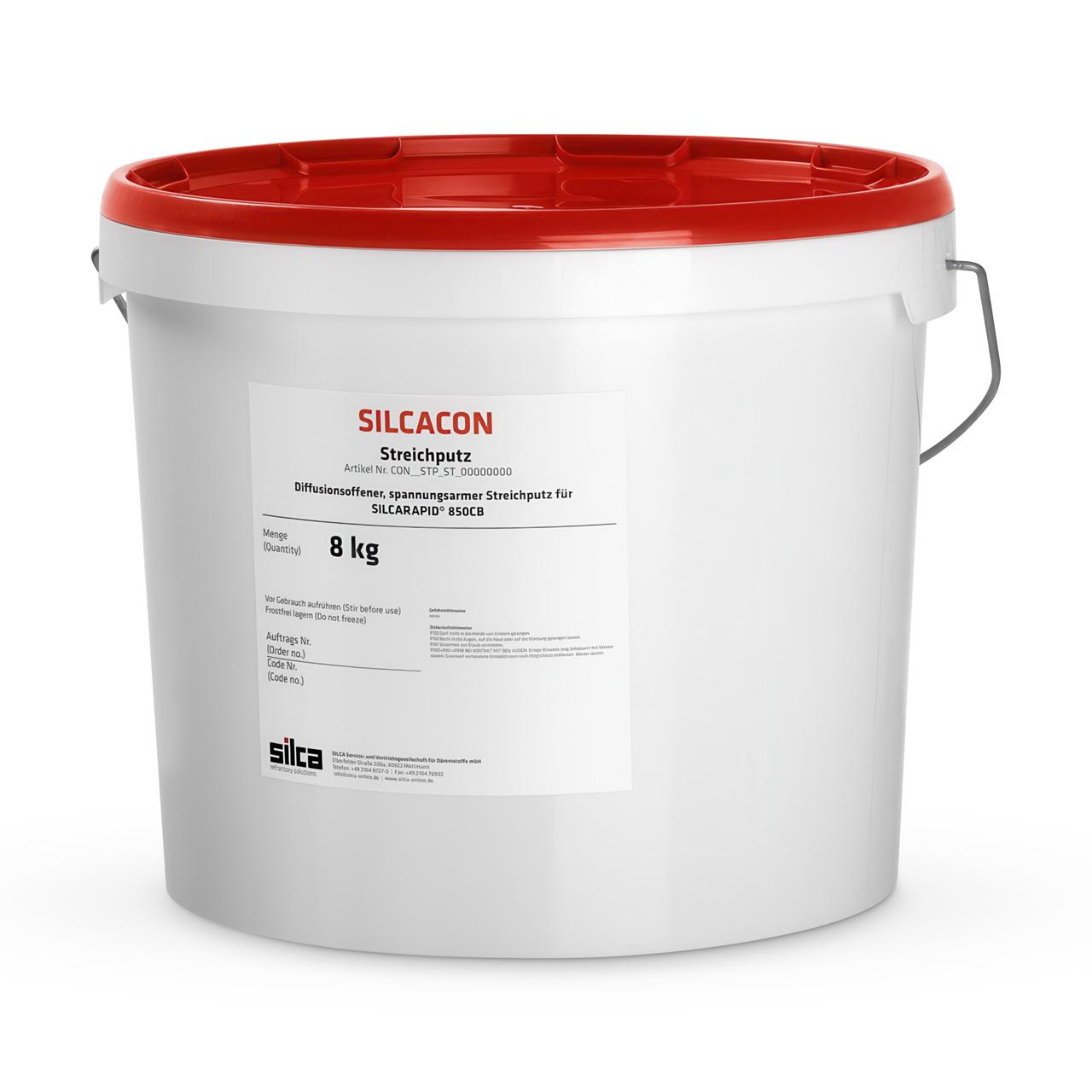 Silca Silcacon Streichputz 8 kg für Kaminbauplatte SILCA 250KM oder SILCAHEAT 600C