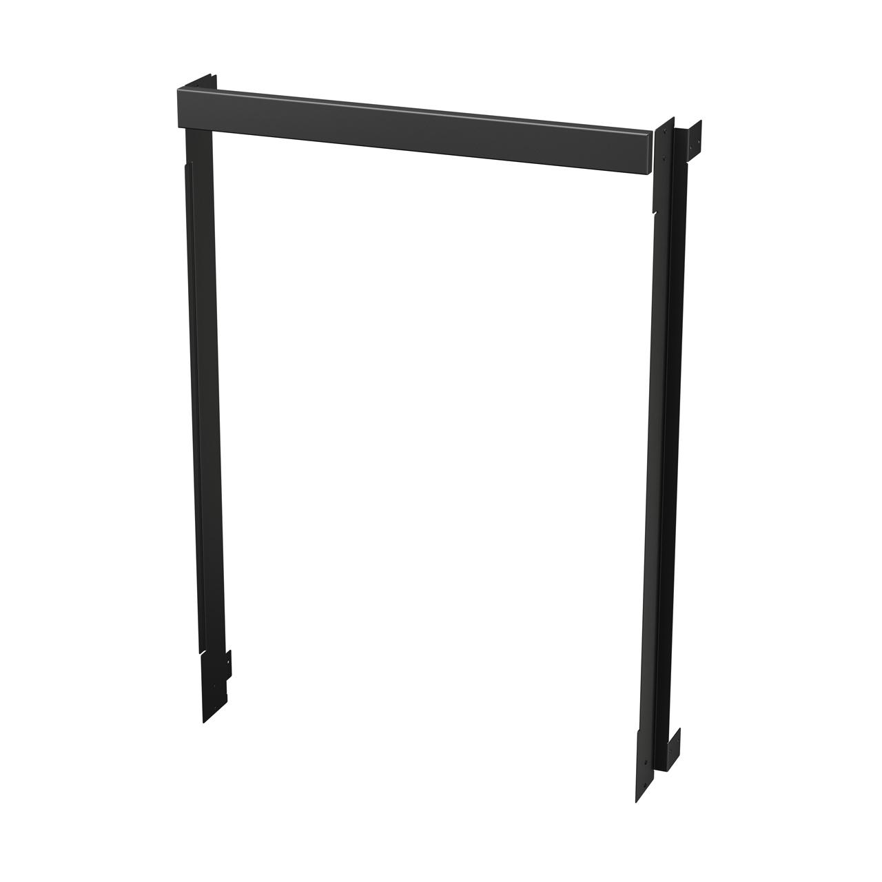 Outdoorküche vivandio elements / Blende Unterbau - Ausführung: Brückenblende für Unterbaugeräte 60x5cm, mattschwarz